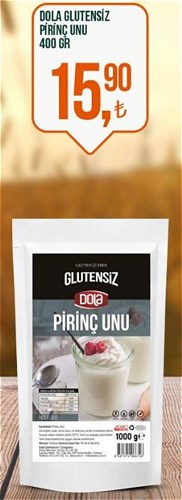 Dola Glutensiz Pirinç Unu 400 gr image