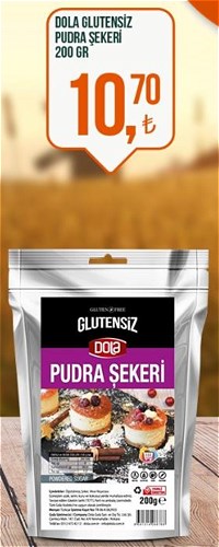 Dola Glutensiz Pudra Şekeri 200 gr image