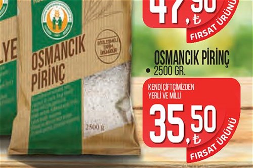 Tarım Kredi Birlik Osmancık Pirinç 2500 gr image