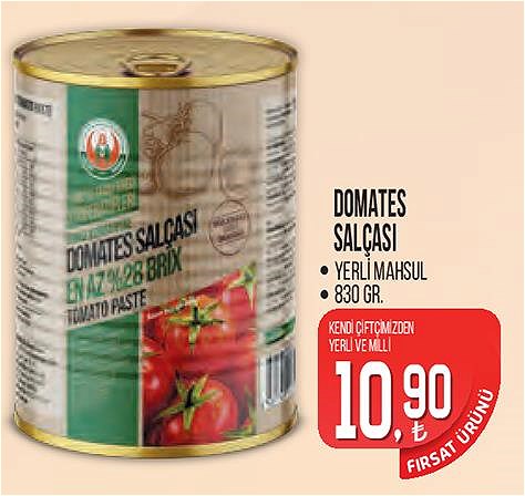 Tarım Kredi Birlik Domates Salçası 830 gr image