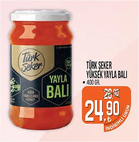 Türk Şeker Yüksek Yayla Balı 400 gr image