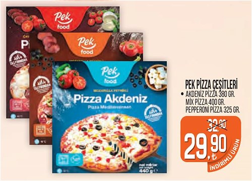 Pek Pizza Çeşitleri 380/400/325 gr image