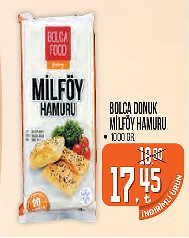 Bolca Donuk Milföy Hamuru 1000 gr image