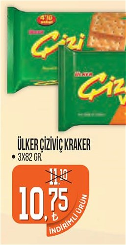 Ülker Çiziviç Kraker 3x82 gr image