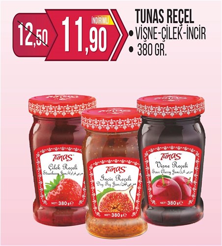 Tunas Reçel Çeşitleri 380 gr image