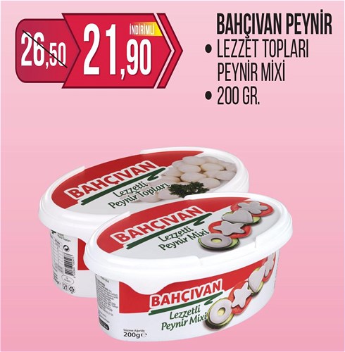 Bahçıvan Peynir Lezzet Topları/Peynir Mixi 200 gr image