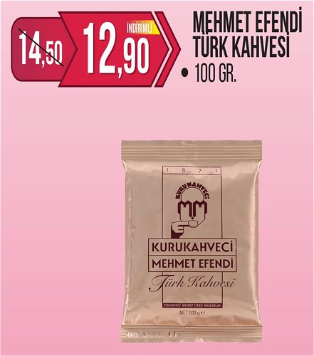 Mehmet Efendi Türk Kahvesi 100 gr image