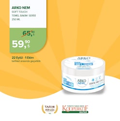 Arko Nem Soft Touch Temel Bakım Serisi 250 ml image