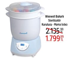 Weewell Buharlı Sterilizatör Kurutucu - Mama Isıtıcı image