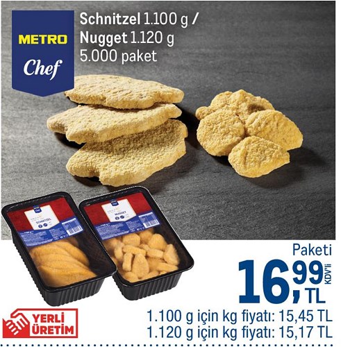 Metro Chef Schnitzel 1100 g/Nugget 1120 g image