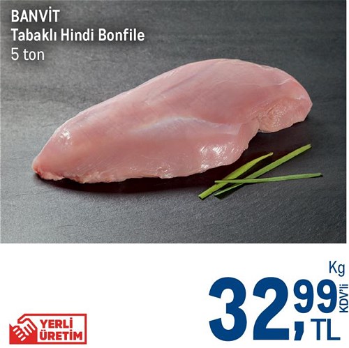 Banvit Tabaklı Hindi Bonfile kg image