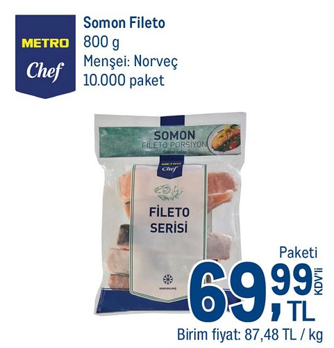 Metro Chef Somon Fileto 800 g image