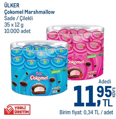 Ülker Çokomel Marshmallow 35x12 g image