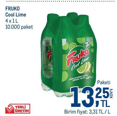 Fruko Cool Lime 4x1 l image