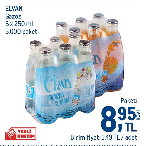 Elvan Gazoz 6x250 ml image