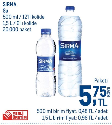 Sırma Su 500 ml/1,5 l image