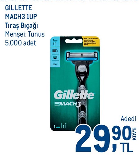 Gillette Mach3 1 Up Tıraş Bıçağı  image