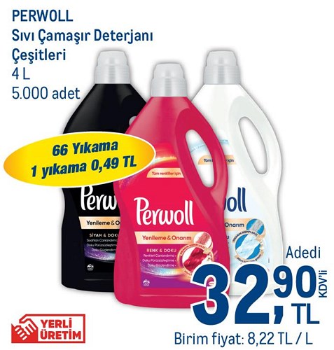 Perwoll Sıvı Çamaşır Deterjanı Çeşitleri 4 l image