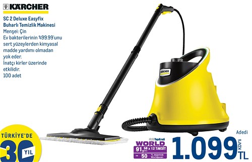 Karcher SC 2 Deluxe EasyFix Buharlı Temizlik Makinesi image