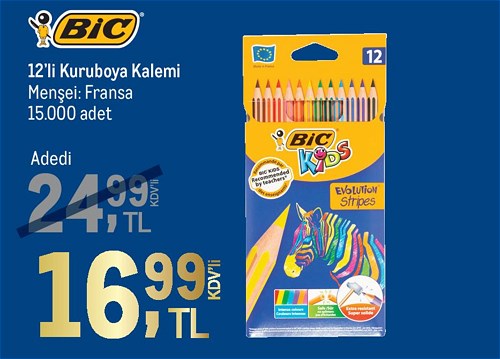 Bic 12'li Kuruboya Kalemi  image