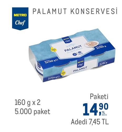 Metro Chef Palamut Konservesi 160 g x 2 image