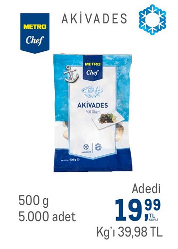 Metro Chef Akivades 500 g image