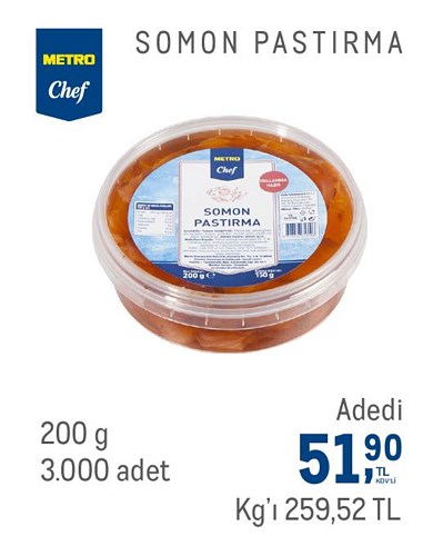 Metro Chef Somon Pastırma 200 g image
