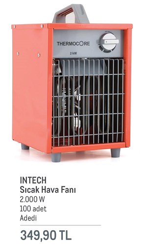 Intech Sıcak Hava Fanı 2000 W image