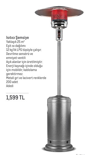 Isıtıcı Şemsiye image