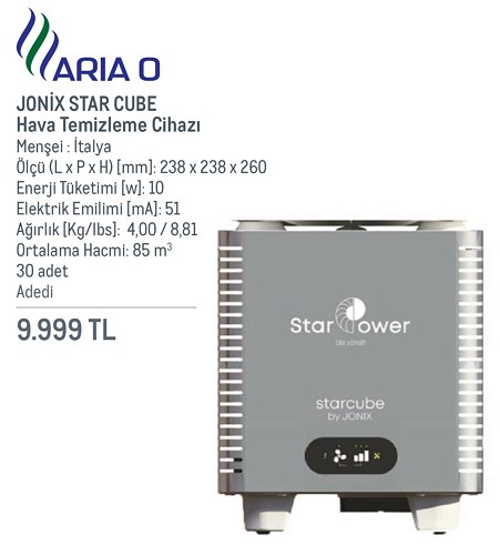 Aria O Jonix Star Cube Hava Temizleme Cihazı image