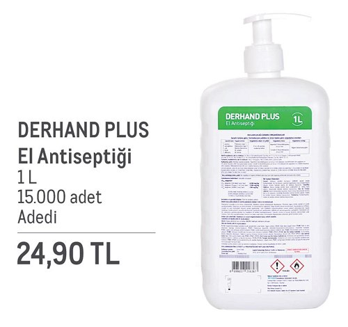 Derhand Plus El Antiseptiği 1 l image