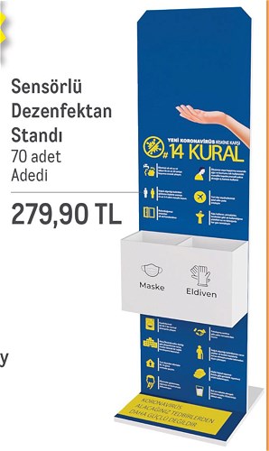Sensörlü Dezefektan Standı image