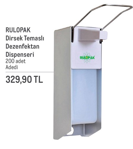 Rulopak Dirsek Temaslı Dezenfektan Dispenseri image