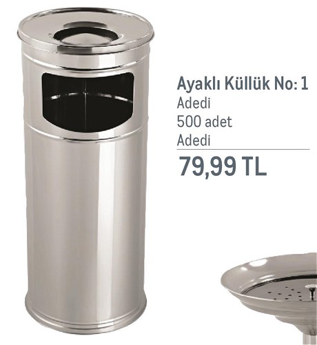 Metro Ayaklı Küllük No:1