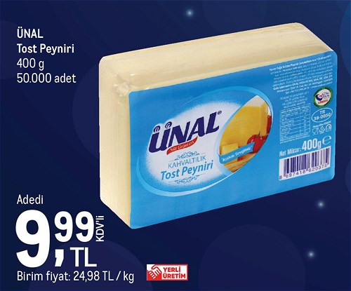 Ünal Tost Peyniri 400 g image