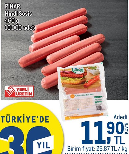 Pınar Hindi Sosis 460 g image