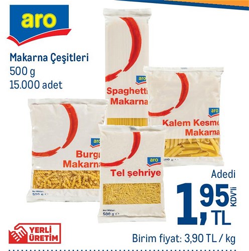 Aro Makarna Çeşitleri 500 g image