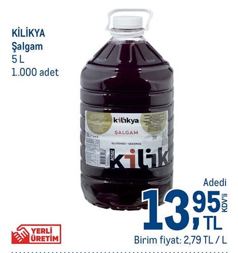 Kilikya Şalgam 5 l image