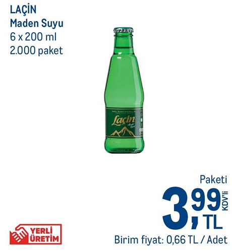 Laçin Maden Suyu 6x200 ml image