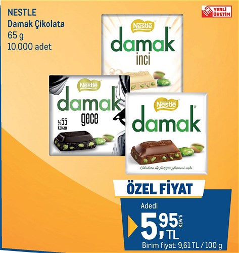 Nestle Damak Çikolata 65 g image