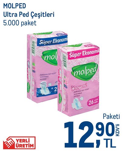 Molped Ultra Ped Çeşitleri/Adedi image