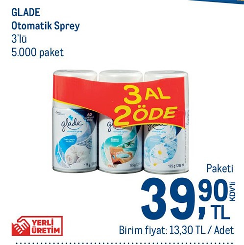 Glade Otomatik Sprey 3'lü image