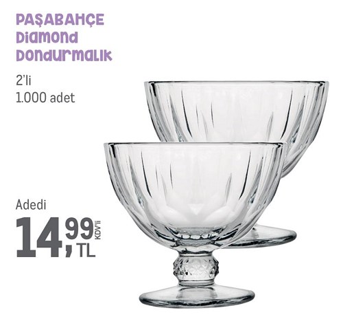 Paşabahçe Diamond Dondurmalık 2'li image