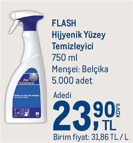 Flash Hijyenik Yüzey Temizleyici 750 ml image
