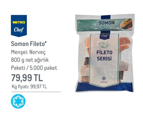 Metro Chef Somon Fileto 800 g image