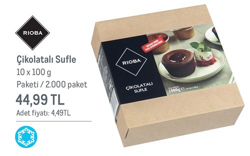 Rioba Çikolatalı Sufle 10x100 g image