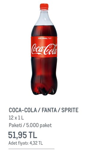 Coca Cola Fanta Sprite 12x1 L Indirimde Market