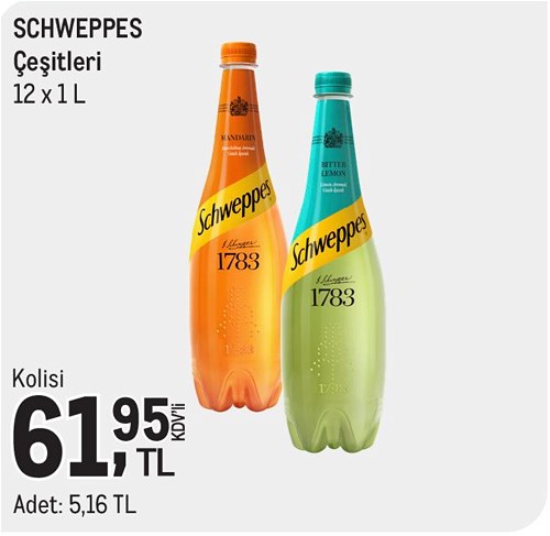 Schweppes Çeşitleri 12x1 l image