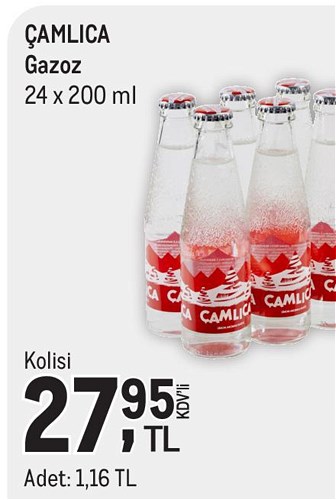 Çamlıca Gazoz 24x200 ml image