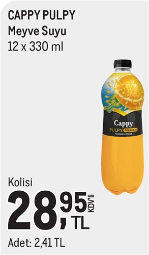 Cappy Pulpy Meyve Suyu 12x330 ml image